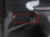 ApexModz Real Carbon Fiber Products Real Molded Gloss Carbon Screen Back Overlay Cover for Tesla Model Y 2020-2024