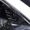 ApexModz Real Carbon Fiber Products Real Molded Gloss Forged A-Pillar Carbon Fiber Front Glass Cover For Tesla Model 3 2017-2023