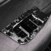 ApexModz Real Carbon Fiber Products Real Molded Gloss Forged Carbon Door Window Switch Overlay Covers for Tesla Model Y (Right Hand Drive) 2021-2024