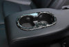 ApexModz Real Carbon Fiber Products Real Molded Gloss Forged Carbon Fiber Backseat Cup Holder Trim for Tesla Model 3 2017-2023