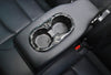 ApexModz Real Carbon Fiber Products Real Molded Gloss Forged Carbon Fiber Backseat Cup Holder Trim for Tesla Model 3 2017-2023
