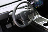 ApexModz Real Carbon Fiber Products Real Molded Gloss Forged Carbon Fiber Center Console Full Coverage Overlay for Tesla Model Y 2022-2024