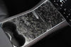 ApexModz Real Carbon Fiber Products Real Molded Gloss Forged Carbon Fiber Center Console Overlay Kit for Tesla Model 3 2017-2020