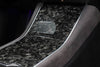 ApexModz Real Carbon Fiber Products Real Molded Gloss Forged Carbon Fiber Center Console Overlay Kit for Tesla Model 3 2017-2020