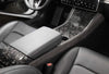 ApexModz Real Carbon Fiber Products Real Molded Gloss Forged Carbon Fiber Center Console Overlay Kit for Tesla Model 3 2017-2020