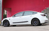 ApexModz Real Carbon Fiber Products Real Molded Gloss Forged Carbon Fiber External Door Trims for Tesla Model 3 2017-2023