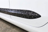 ApexModz Real Carbon Fiber Products Real Molded Gloss Forged Carbon Fiber External Door Trims for Tesla Model 3 2017-2023