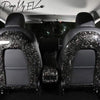 Genuine Forged Carbon Fiber Open Seat Backs for Tesla Model 3 (Gloss) 2017-2021 ApexModz Real Carbon Fiber Products Real Molded Gloss Forged Carbon Fiber Open Seat Backs for Tesla Model 3 2017-2023