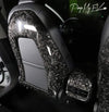 Genuine Forged Carbon Fiber Open Seat Backs for Tesla Model 3 (Gloss) 2017-2021 ApexModz Real Carbon Fiber Products Real Molded Gloss Forged Carbon Fiber Open Seat Backs for Tesla Model 3 2017-2023