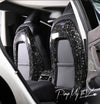 Genuine Forged Carbon Fiber Open Seat Backs for Tesla Model 3 (Gloss) 2017-2021 ApexModz Real Carbon Fiber Products Real Molded Gloss Forged Carbon Fiber Open Seat Backs for Tesla Model 3 2017-2023