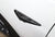 ApexModz Real Carbon Fiber Products Real Molded Gloss Forged Carbon Fiber Side Marker Turn Signal Half Overlay Covers for Tesla Model Y 2020-2024