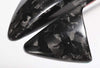 ApexModz Real Carbon Fiber Products Real Molded Gloss Forged Carbon Fiber Side Marker Turn Signal Half Overlay Covers for Tesla Model Y 2020-2024