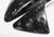ApexModz Real Carbon Fiber Products Real Molded Gloss Forged Carbon Fiber Side Marker Turn Signal Half Overlay Covers for Tesla Model Y 2020-2024