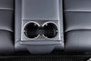 Tesla Model 3 2023-2024 Highland Real Molded Matte Carbon Fiber Backseat Cup Holder Overlay ApexModz Real Carbon Fiber Products Real Molded Matte Carbon Fiber Backseat Cup Holder Overlay for Tesla Model 3 2023-2024 Highland