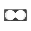 Tesla Model 3 2023-2024 Highland Real Molded Matte Carbon Fiber Backseat Cup Holder Overlay ApexModz Real Carbon Fiber Products Real Molded Matte Carbon Fiber Backseat Cup Holder Overlay for Tesla Model 3 2023-2024 Highland