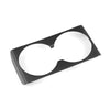 Tesla Model 3 2023-2024 Highland Real Molded Matte Carbon Fiber Backseat Cup Holder Overlay ApexModz Real Carbon Fiber Products Real Molded Matte Carbon Fiber Backseat Cup Holder Overlay for Tesla Model 3 2023-2024 Highland