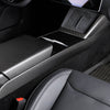 Tesla Model 3 2023-2024 Highland Real Molded Matte Carbon Fiber Center Console Full Coverage Overlay ApexModz Real Carbon Fiber Products Real Molded Matte Carbon Fiber Center Console Full Coverage Overlay For Tesla Model 3 2023-2024 Highland