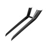 Tesla Model 3 2023-2024 Highland Real Molded Matte Carbon Fiber Center Console Full Coverage Overlay ApexModz Real Carbon Fiber Products Real Molded Matte Carbon Fiber Center Console Full Coverage Overlay For Tesla Model 3 2023-2024 Highland