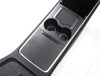 ApexModz Real Carbon Fiber Products Real Molded Matte Carbon Fiber Center Console Overlay Cover Kit for Tesla Model Y 2021-2024