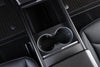 Tesla Model 3 2023-2024 Real Molded Matte Carbon Fiber Center Console Overlay Kit ApexModz Real Carbon Fiber Products Real Molded Matte Carbon Fiber Center Console Overlay Kit 4Pcs for Tesla Model 3 2023-2024