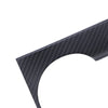 Tesla Model 3 2023-2024 Real Molded Matte Carbon Fiber Center Console Overlay Kit ApexModz Real Carbon Fiber Products Real Molded Matte Carbon Fiber Center Console Overlay Kit 4Pcs for Tesla Model 3 2023-2024