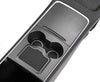 ApexModz Real Carbon Fiber Products Real Molded Matte Carbon Fiber Center Console Overlay Kit for Tesla Model 3 2021-2023