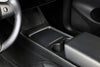 ApexModz Real Carbon Fiber Products Real Molded Matte Carbon Fiber Center Console Side Full Coverage Overlay For Tesla Model Y 2021-2024
