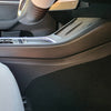 ApexModz Real Carbon Fiber Products Real Molded Matte Carbon Fiber Center Console Side Trims for Tesla Model Y 2021-2024