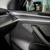 ApexModz Real Carbon Fiber Products Real Molded Matte Carbon Fiber Dashboard & Door Panel Replacement Kit for Tesla Model Y LHD 2021-2024