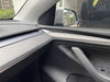 ApexModz Real Carbon Fiber Products Real Molded Matte Carbon Fiber Dashboard & Door Panel Replacement Kit for Tesla Model Y LHD 2021-2024