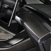 ApexModz Real Carbon Fiber Products Real Molded Matte Carbon Fiber Dashboard Overlay Cover for Tesla Model 3 Gen 1 2017-2020