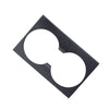 Tesla Model 3 2023-2024 Highland Real Molded Matte Carbon Fiber Front Cup Holder Overlay Cover ApexModz Real Carbon Fiber Products Real Molded Matte Carbon Fiber Front Cup Holder Overlay Cover for Tesla Model 3 2023-2024 Highland