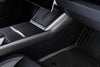 Tesla Model 3 2023-2024 Highland Real Molded Matte Carbon Fiber Mobile Charger Surround Trim ApexModz Real Carbon Fiber Products Real Molded Matte Carbon Fiber Mobile Charger Surround Trim for Tesla Model 3 2023-2024 Highland