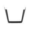 Tesla Model 3 2023-2024 Highland Real Molded Matte Carbon Fiber Mobile Charger Surround Trim ApexModz Real Carbon Fiber Products Real Molded Matte Carbon Fiber Mobile Charger Surround Trim for Tesla Model 3 2023-2024 Highland