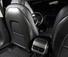 Genuine Carbon Fiber Seat Open Back Protectors for Tesla Model Y (Matte) 2020-2021 ApexModz Real Carbon Fiber Products Real Molded Matte Carbon Fiber Seat Open Back Overlay Covers for Tesla Model Y 2020-2024