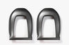 Genuine Carbon Fiber Seat Open Back Protectors for Tesla Model Y (Matte) 2020-2021 ApexModz Real Carbon Fiber Products Real Molded Matte Carbon Fiber Seat Open Back Overlay Covers for Tesla Model Y 2020-2024