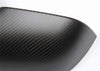 ApexModz Real Carbon Fiber Products Real Molded Matte Carbon Fiber Side Mirror Overlay Covers For Tesla Model Y 2020-2024