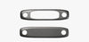 ApexModz Real Carbon Fiber Products Real Molded Matte Carbon Fiber Spotlight Cover Plates for Tesla Model 3 2017-2023
