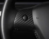 ApexModz Real Carbon Fiber Products Real Molded Matte Carbon Fiber Steering Wheel Overlay for Tesla Model Y 2020-2024