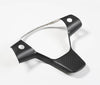 ApexModz Real Carbon Fiber Products Real Molded Matte Carbon Fiber Steering Wheel Overlay for Tesla Model Y 2020-2024