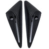ApexModz Real Carbon Fiber Products Real Molded Matte Carbon Fiber Turn Signal Side Marker Full Overlay Camera Covers for Tesla Model S 2022-2024