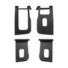 Tesla Model 3 (Left Hand Drive) 2023-2024 Highland Real Molded Matte Carbon Fiber Window Switch Overlays ApexModz Real Carbon Fiber Products Real Molded Matte Carbon Fiber Window Switch Overlays for Tesla Model 3 (Left Hand Drive) 2023-2024 Highland