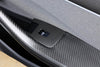 Tesla Model 3 (Left Hand Drive) 2023-2024 Highland Real Molded Matte Carbon Fiber Window Switch Overlays ApexModz Real Carbon Fiber Products Real Molded Matte Carbon Fiber Window Switch Overlays for Tesla Model 3 (Left Hand Drive) 2023-2024 Highland