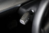 ApexModz Real Carbon Fiber Products Real Molded Matte Carbon Fiber Wiper and Driving Shift Overlay Covers V3 for Tesla Model Y 2020-2024