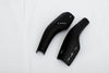 ApexModz Real Carbon Fiber Products Real Molded Matte Carbon Fiber Wiper and Driving Shift Overlay Covers V3 for Tesla Model Y 2020-2024
