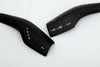 ApexModz Real Carbon Fiber Products Real Molded Matte Carbon Fiber Wiper and Driving Shift Overlay Covers V3 for Tesla Model Y 2020-2024