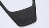 ApexModz Real Carbon Fiber Products Real Molded Matte Carbon Fiber Yoke Steering Wheel Touch Panel Overlay for Tesla Model X 2022-2024