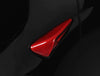 ApexModz Real Carbon Fiber Products Real Molded Red Carbon Fiber Turn Signal Side Markers Camera Overlay Full Covers for Tesla Model S 2021-2024