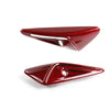 ApexModz Real Carbon Fiber Products Real Molded Red Carbon Fiber Turn Signal Side Markers Camera Overlay Full Covers for Tesla Model S 2021-2024