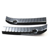 ApexModz Scuff Plates Stainless Steel Carbon Fiber Effect Protective Trunk Trim & Scuff Plates for Tesla Model Y 2020-2024